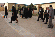 گزارش تصویری هیات رئیسه دانشگاه از خوابگاه خواهران به مناسبت هفته خوابگاه